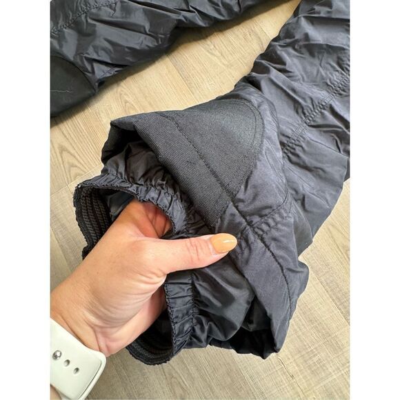 Vintage Columbia Women’s Small Black Fleece Lined Ski Snow Pants Pockets - Picture 9 of 9